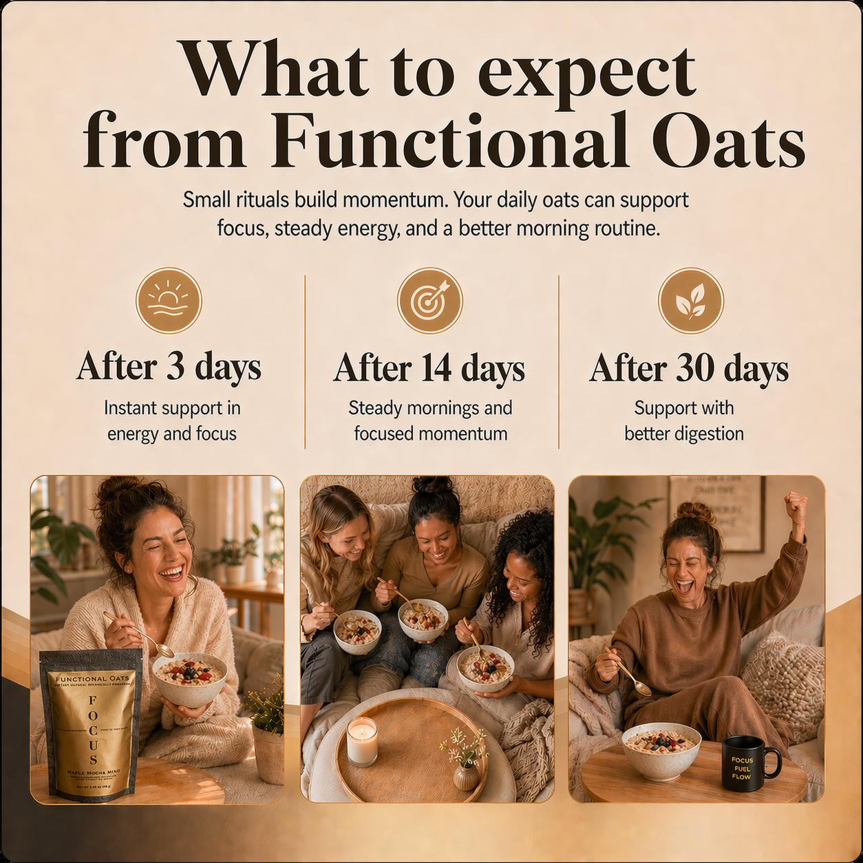 Oatmeal That Fuels Deep Work, Focus & a Calm Gut — In Under 2 Minutes